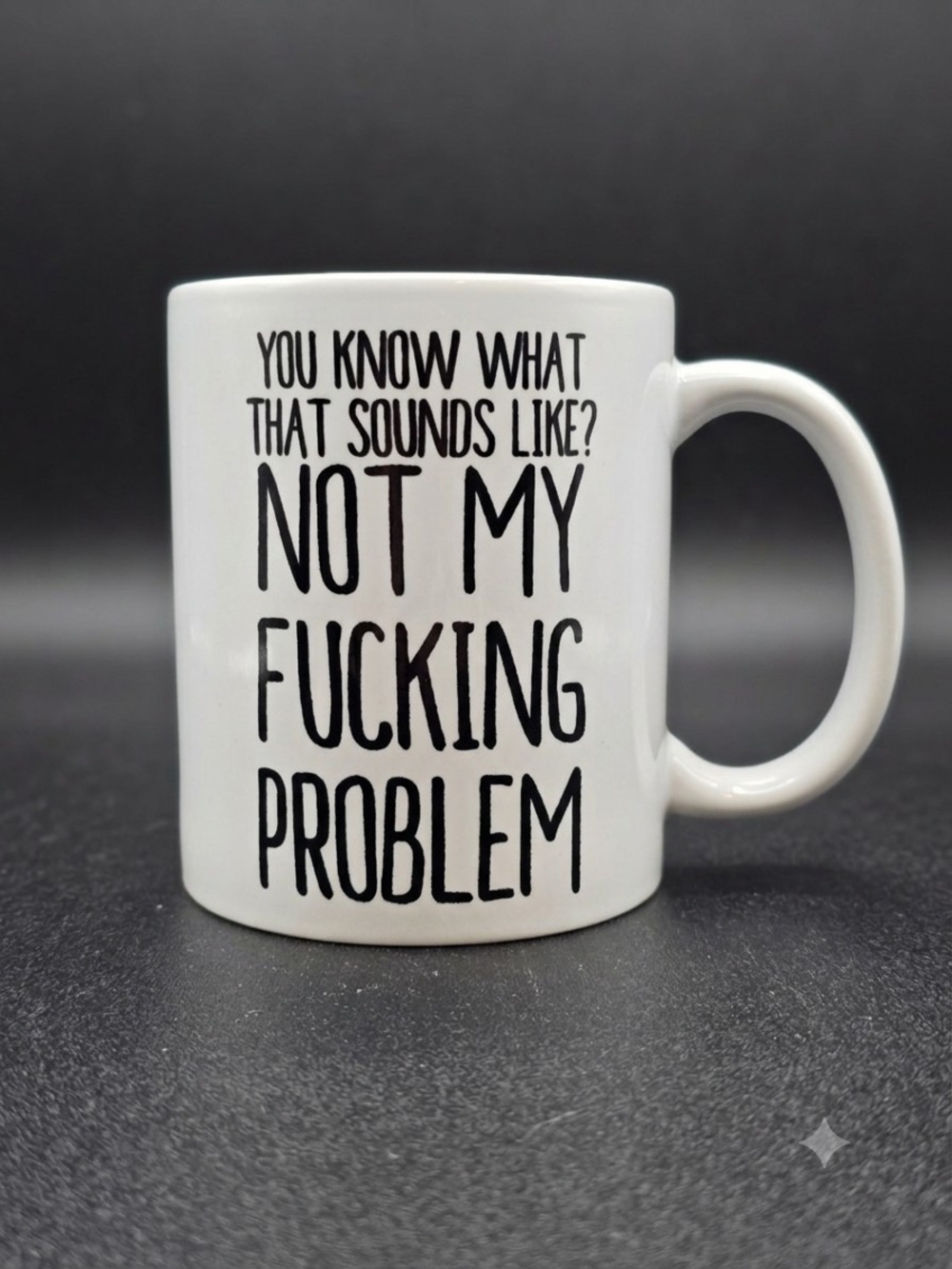 Retirement Coffee/Tea Mug with Bold Black Text